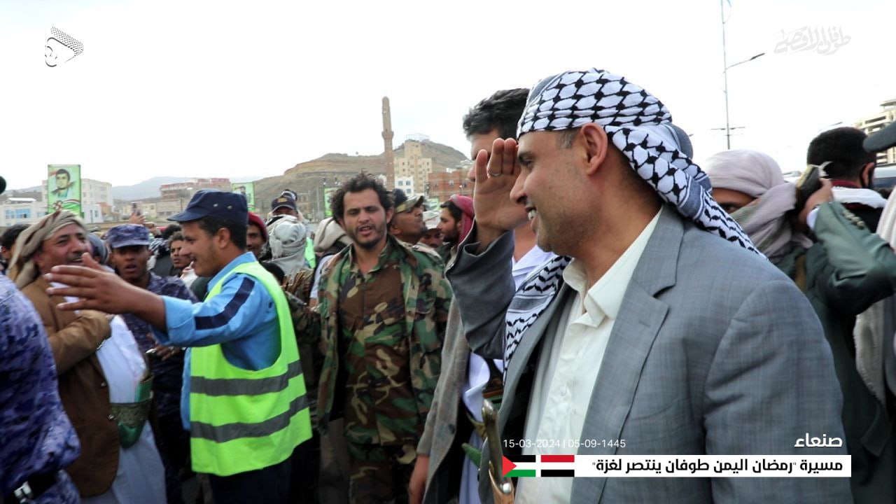رئيس المجلس السياسي الأعلى في اليمن مهدي المشاط يشارك في مسيرة صعدة